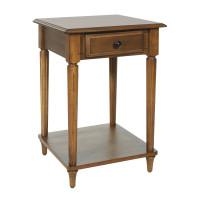 OSP Home Furnishings BNN09-GB Bandon End Table in Ginger Brown Finish